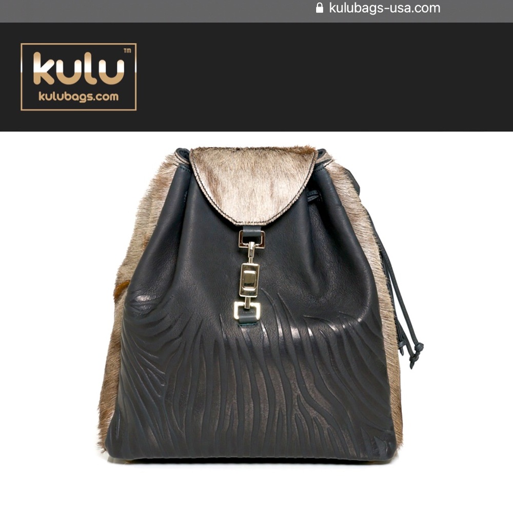 Kulubag Wildebeest Backpack African Chic Collectio